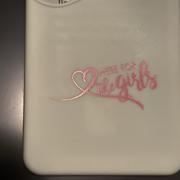 White Phone Card Holder / here for the girls - Picture 2 of 3